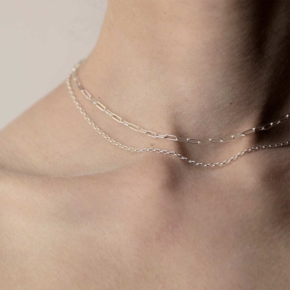 01. necklace - silver