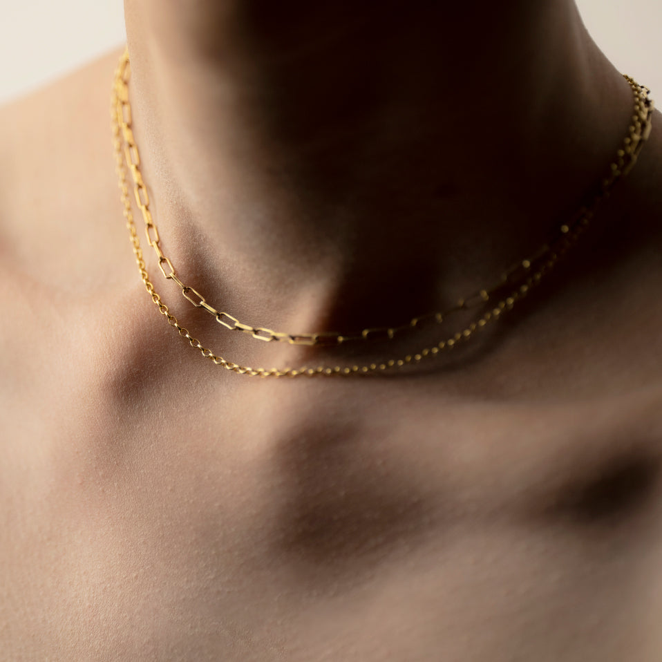 01. necklace - gold