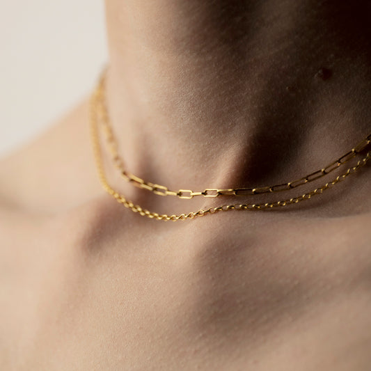 01. necklace - gold